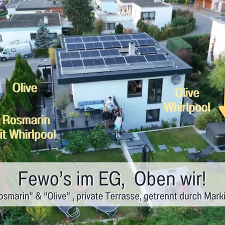 公寓 Rosmarin - Kuschelige - Romantik & Entspannung Im Whirlpool Auf Privater Terrasse, Ruhe & Hund Willkommen - By Ferienwohnenamsee - 于伯林根